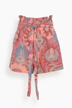ULLA JOHNSON Abri Shorts In Passion Flower