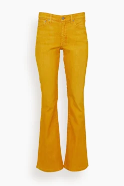 Camila Mid Rise Boot Cut Jean In Sunburst
