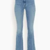 MOTHER High Waist Weekender Slice Heel Jean In Belle De Jour