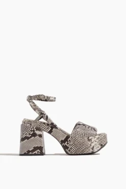 DOROTHEE SCHUMACHER Exotic Coolness Plato Sandal In Grey Snake Mix