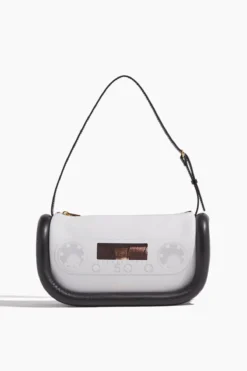 JW Anderson The Bumper Baguette In White/Black