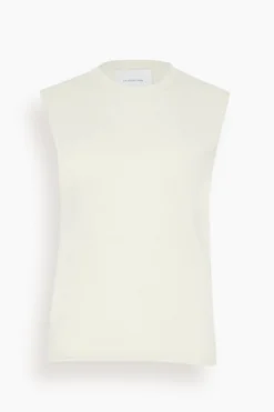 Emma Knit Top In Off White