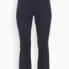 Faye Flare Cropped Pant In Navy