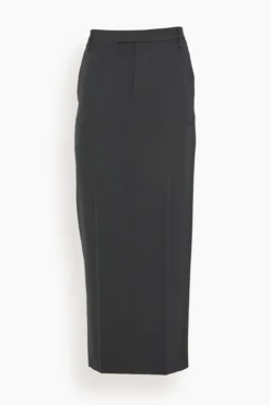 MM6 Maison Margiela Midi Skirt In Black