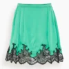 Paco Rabanne Jupe Mini Skirt In Bright Green