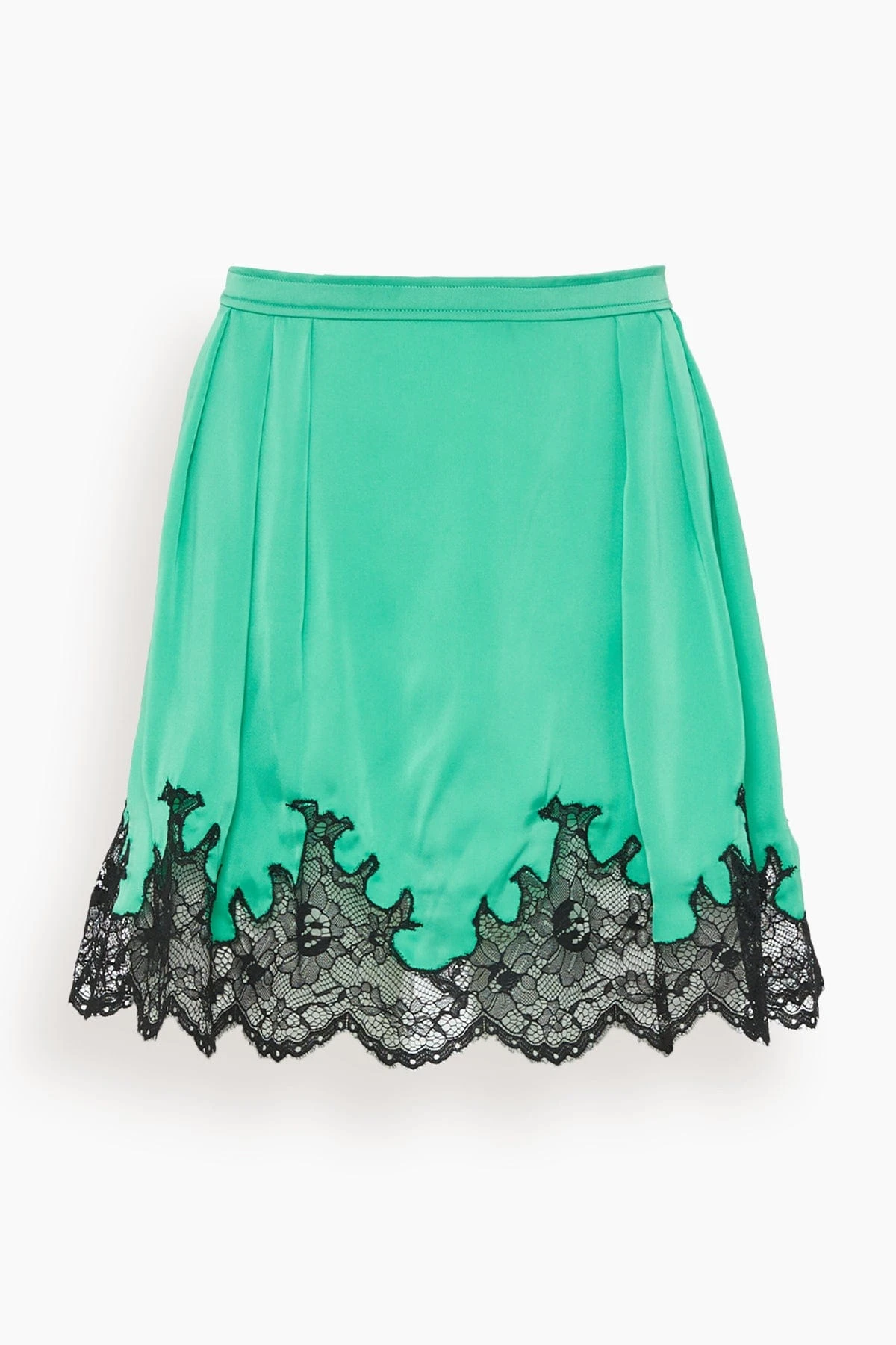Paco Rabanne Jupe Mini Skirt In Bright Green