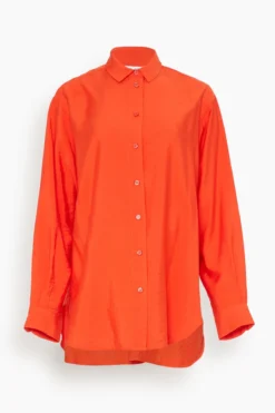 Samsoe Samsoe Alfrida Shirt In Orange