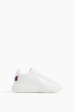 STELLA MCCARTNEY Loop Shiny Alter Nappa Sneaker In Ecru