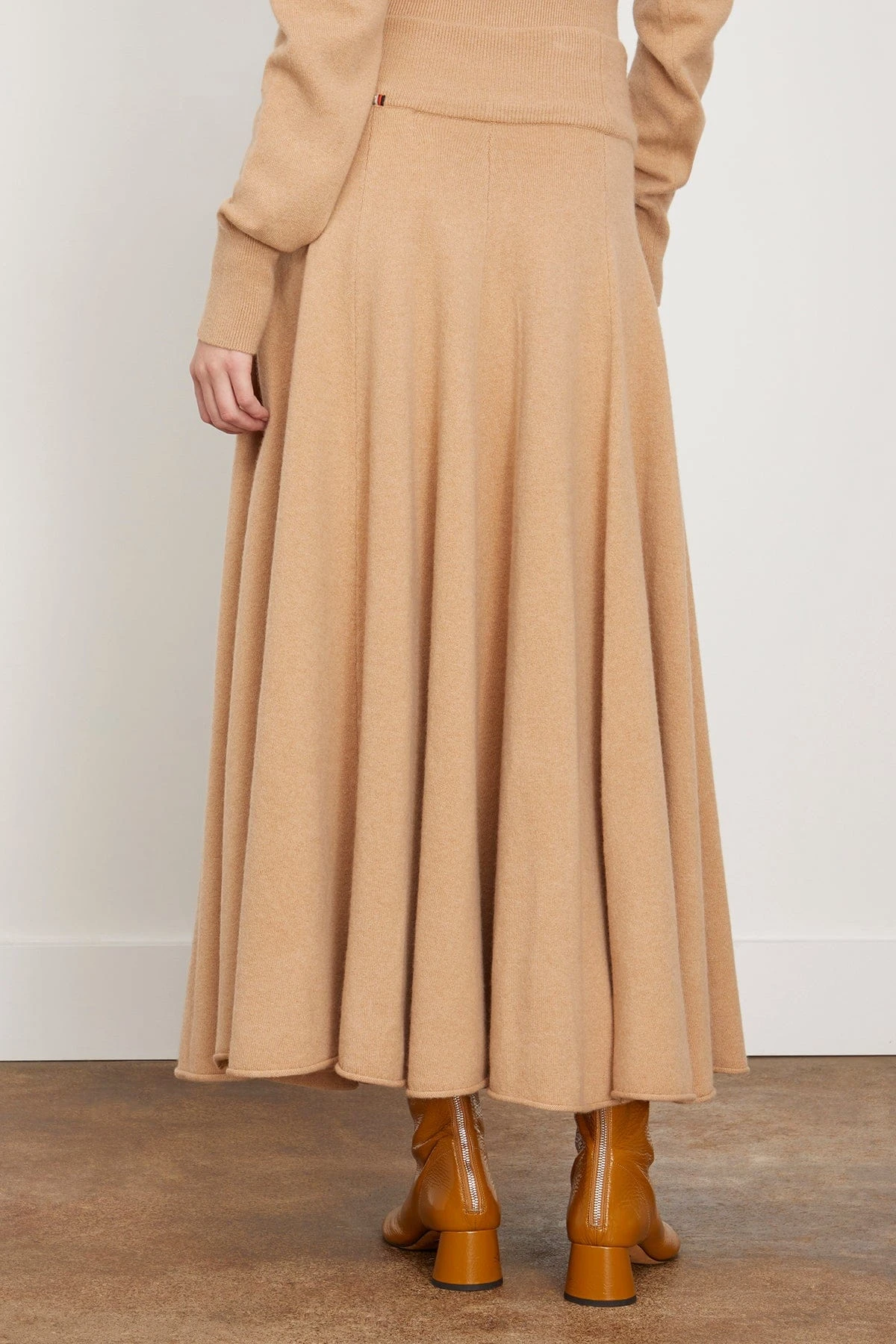 Twirl Skirt In Camel - Image 4