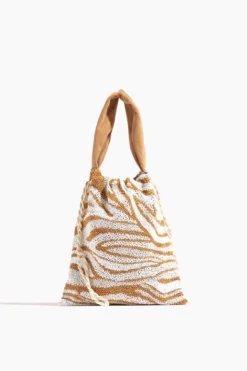 Gala Bag In Tan Zebra