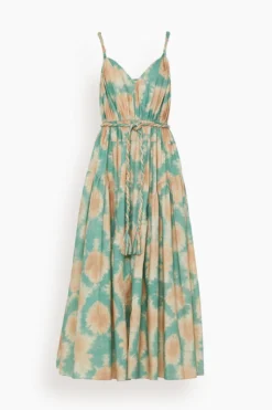 ULLA JOHNSON Valentina Dress In Calcite