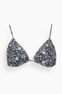 Tia Bikini Top In Night Blossom