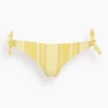 Luchia Side Tie Bikini Bottom In Yellow