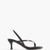 PROENZA SCHOULER Square Thong Sandals In Black