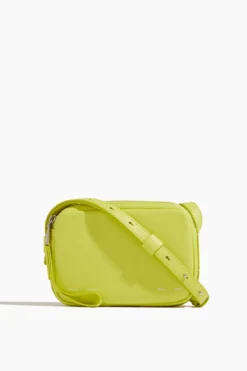 Watts Leather Camera Bag In Lime