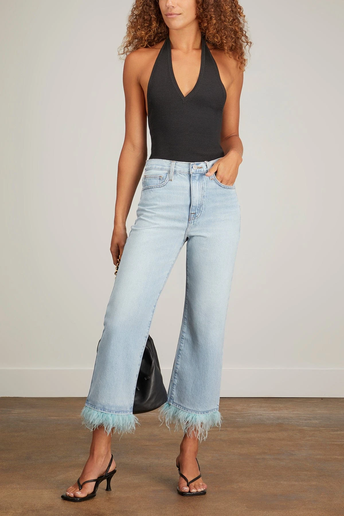 FRAME Le Dancing Jane Crop Jean In Legacy Clean - Image 2