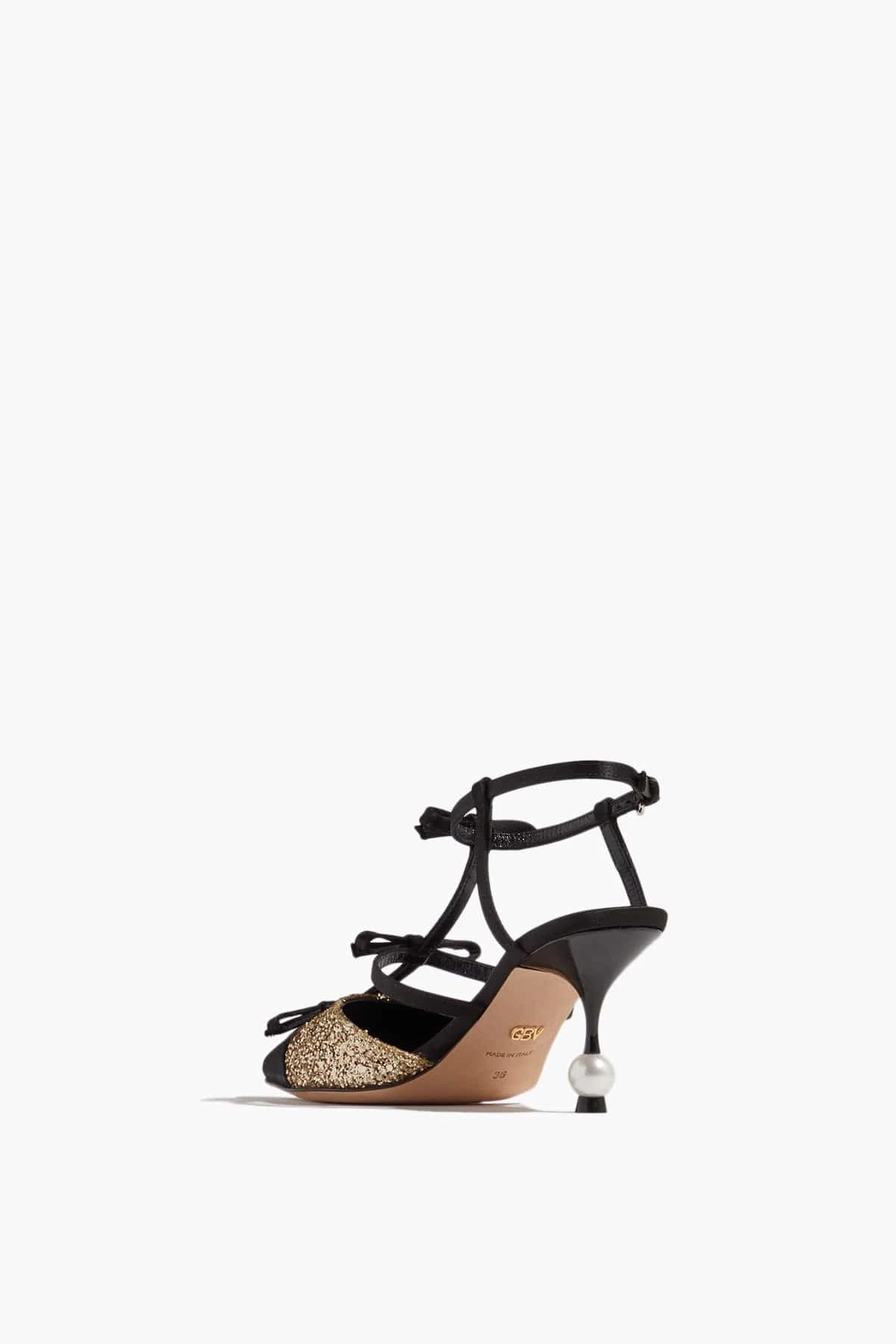 GIAMBATTISTA VALLI Pumps In Gold/Black - Image 3