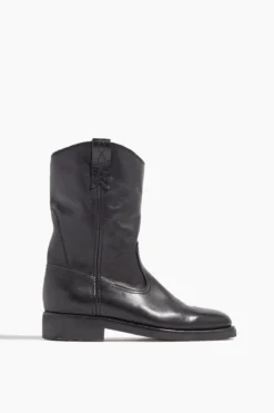 Golden Goose Biker Boot In Black