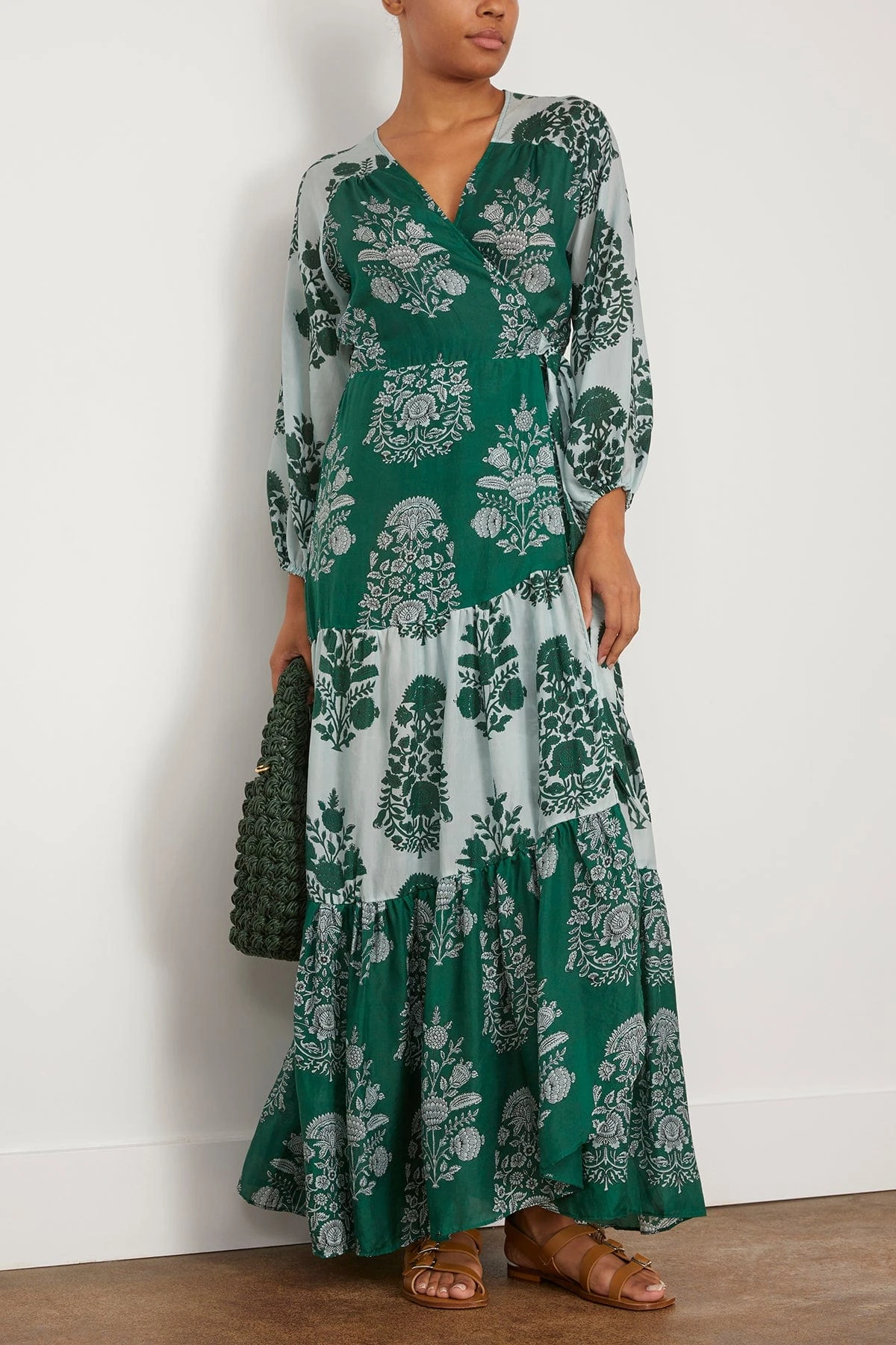 Emilia Dress In Emerald - Image 2
