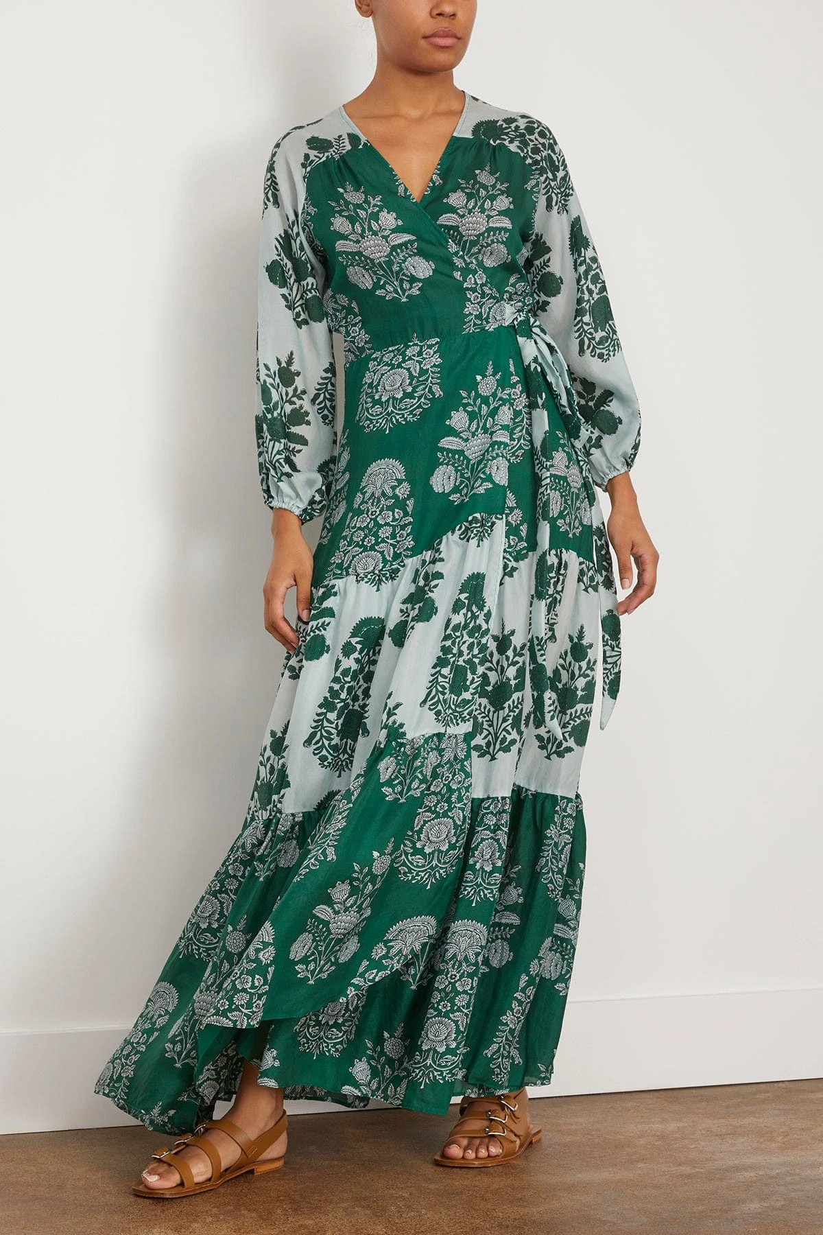 Emilia Dress In Emerald - Image 3