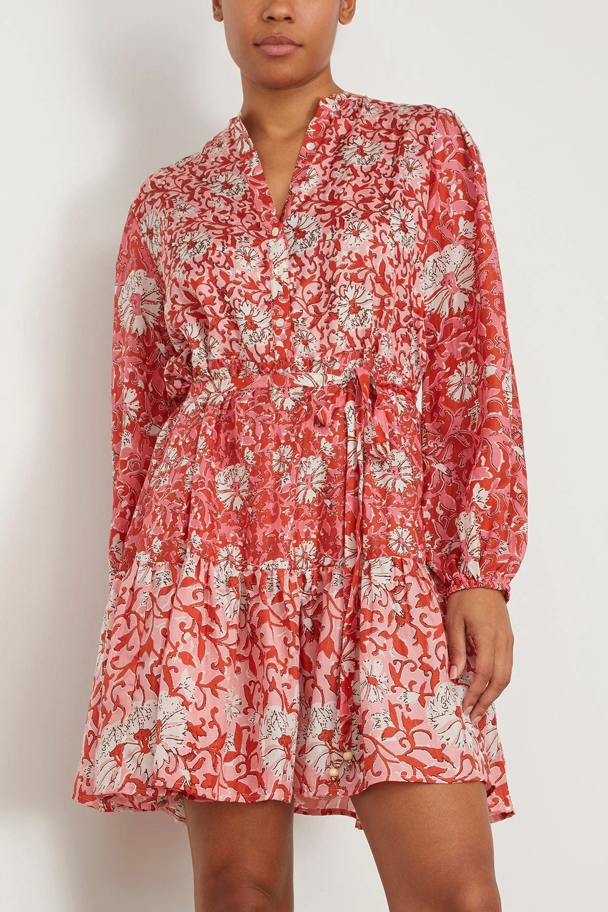 Nissa Dress In Hamata Pink - Image 3