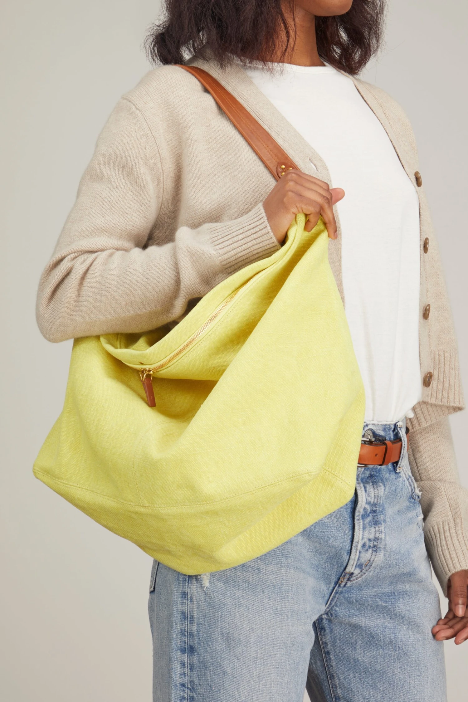 J茅r么me Dreyfuss Paul Hobo Handbag In Poussin - Image 2