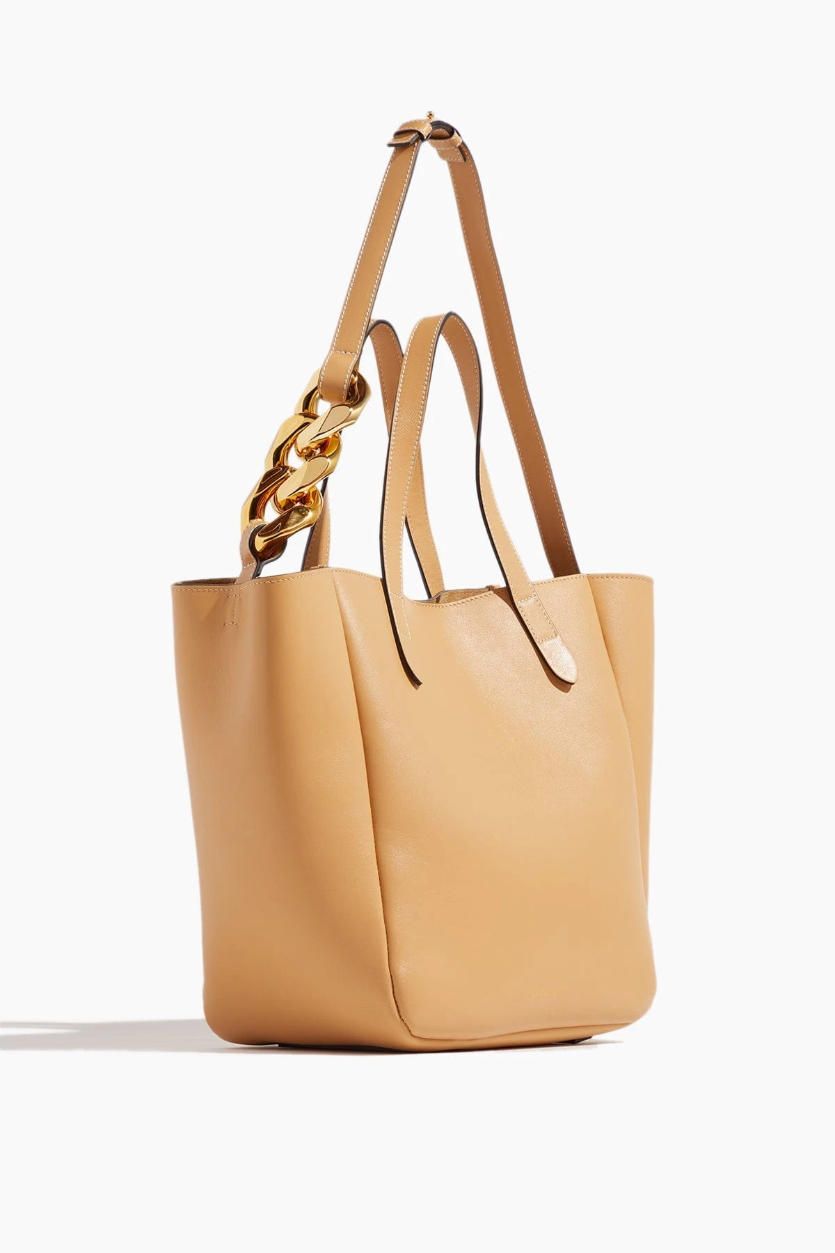 JW Anderson Chain Strap Small Cabas Bag In Light Beige - Image 4