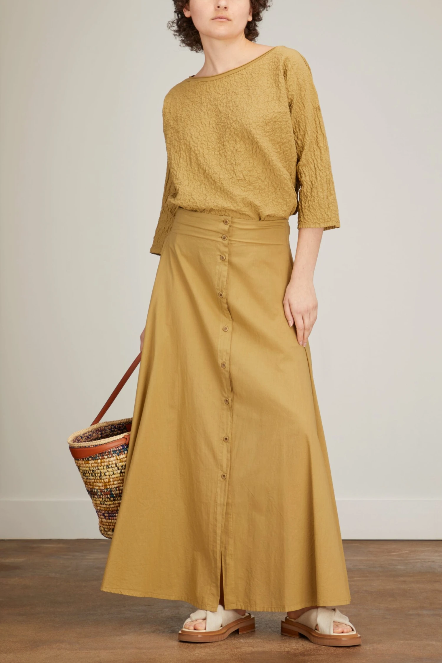 Gonna Megan Skirt In Biscotto - Image 2