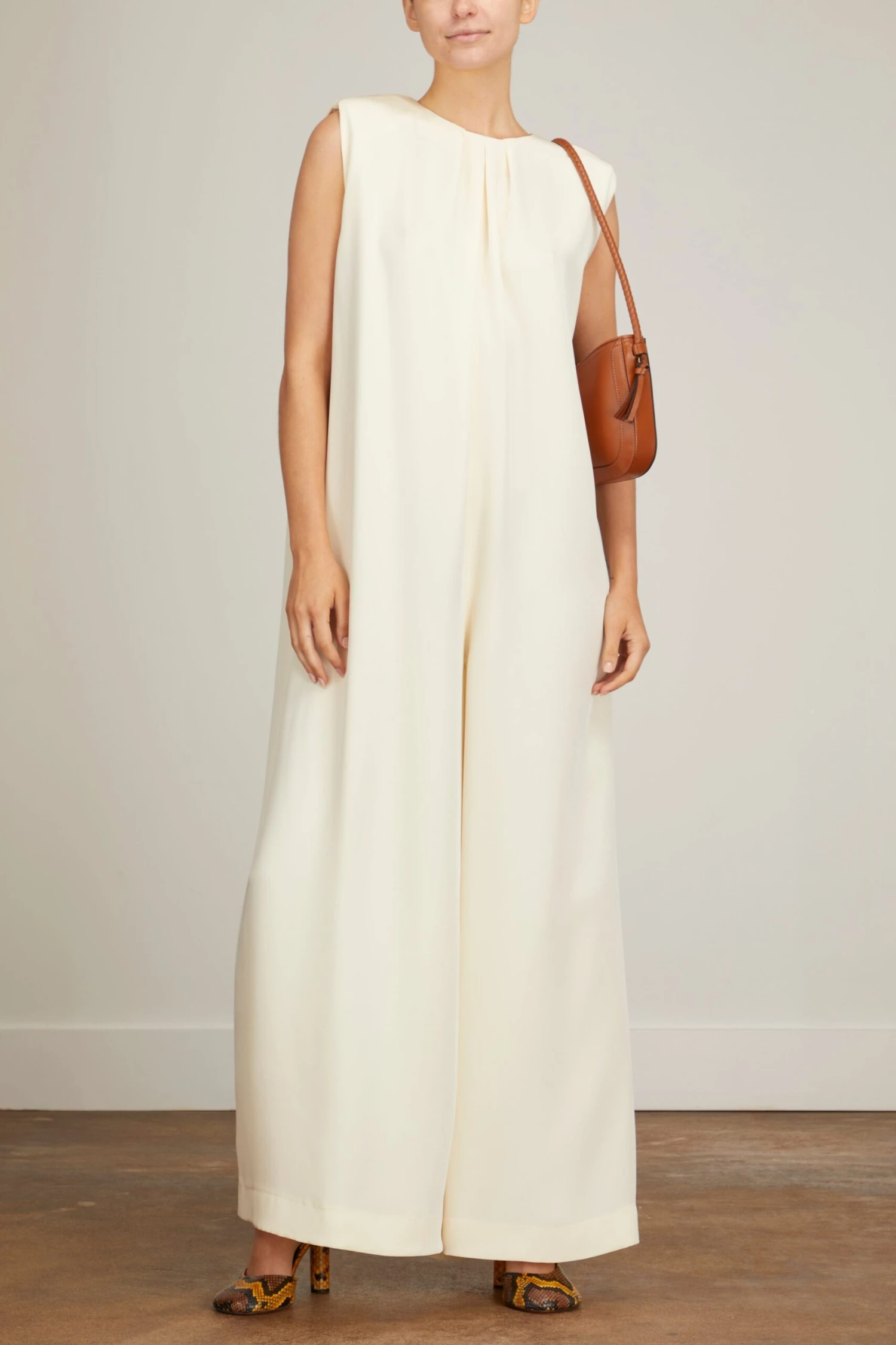 Minako Jumpsuit In Off White - Image 2