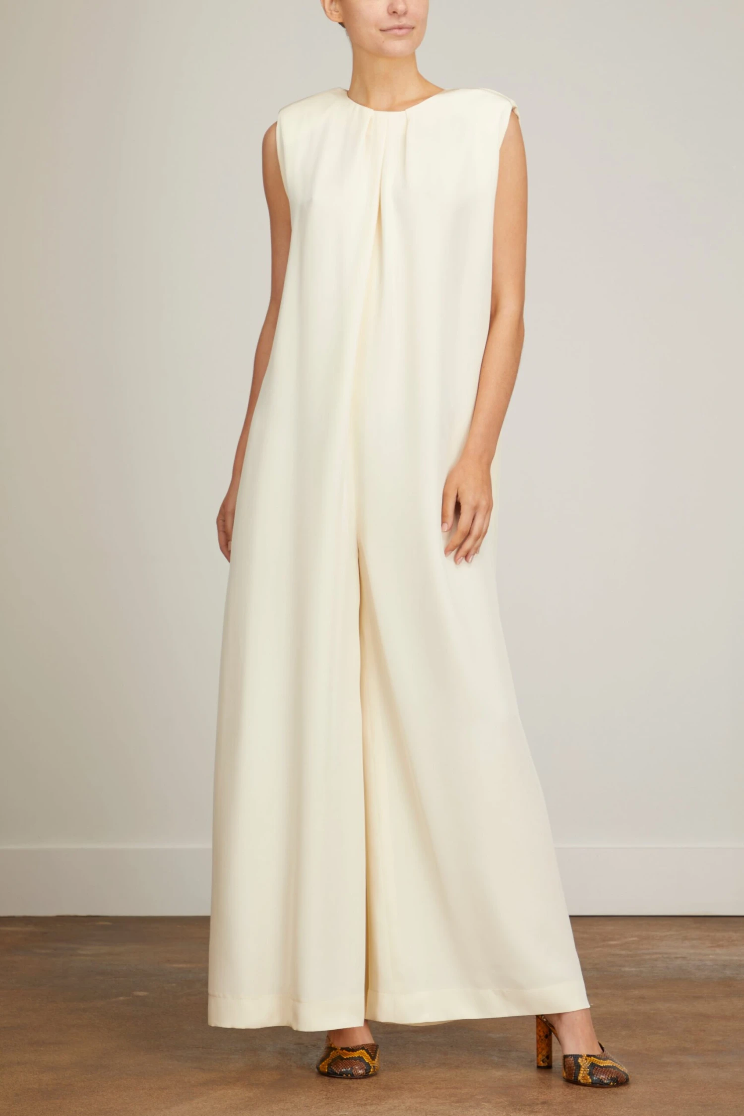 Minako Jumpsuit In Off White - Image 3