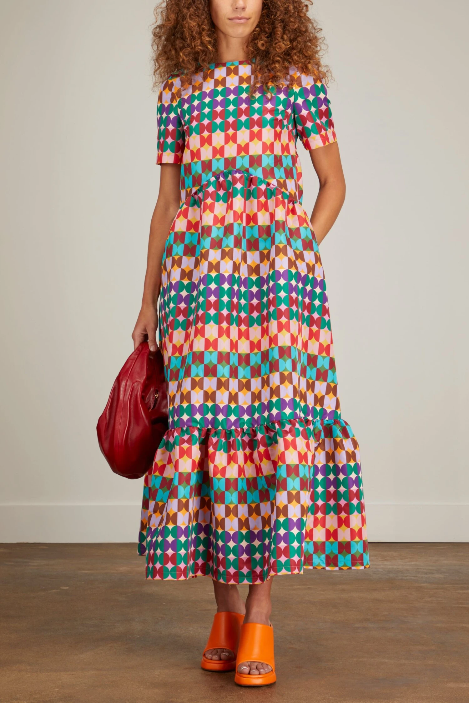 Belle Dress In Mezzaluna Rainbow - Image 2