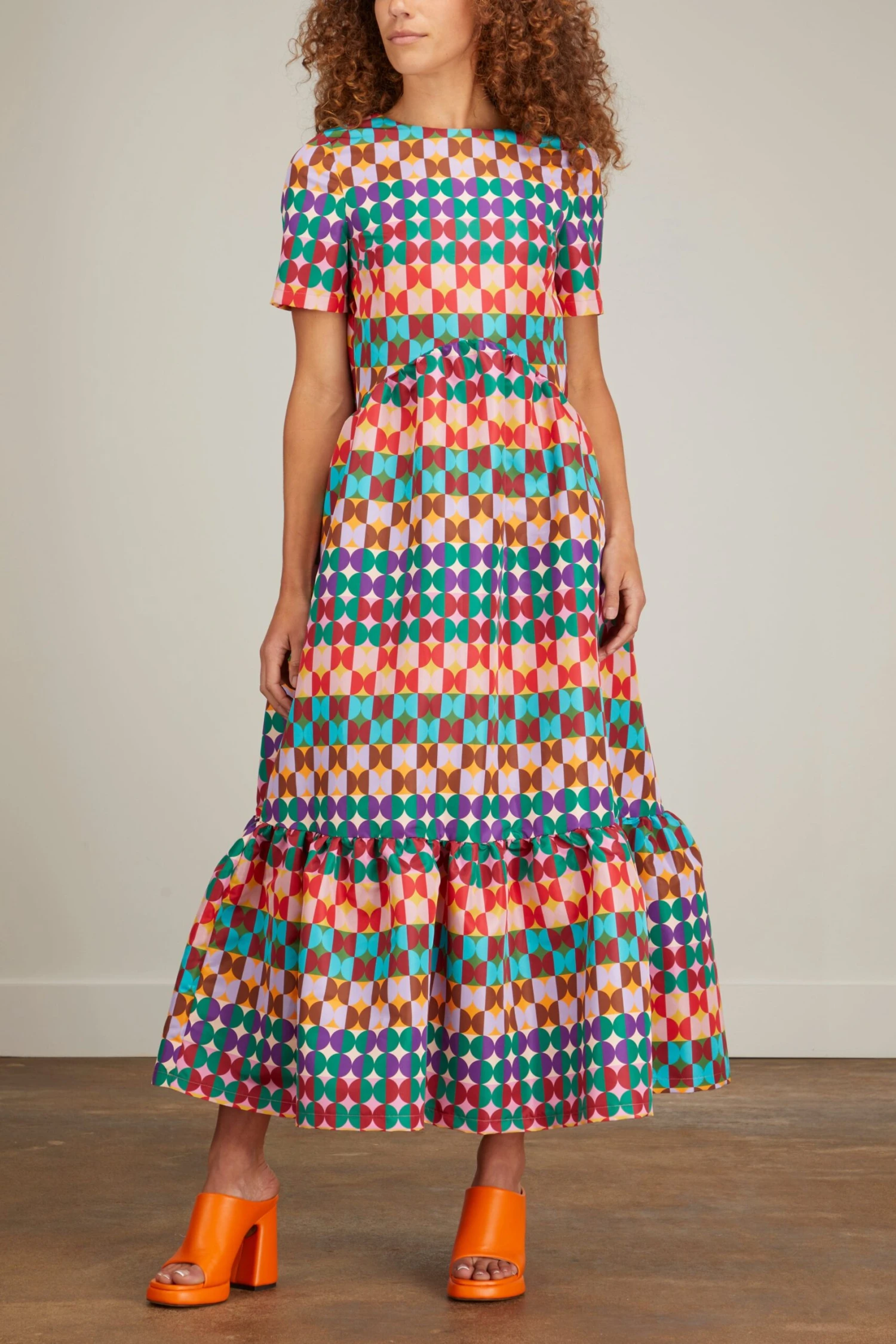 Belle Dress In Mezzaluna Rainbow - Image 3