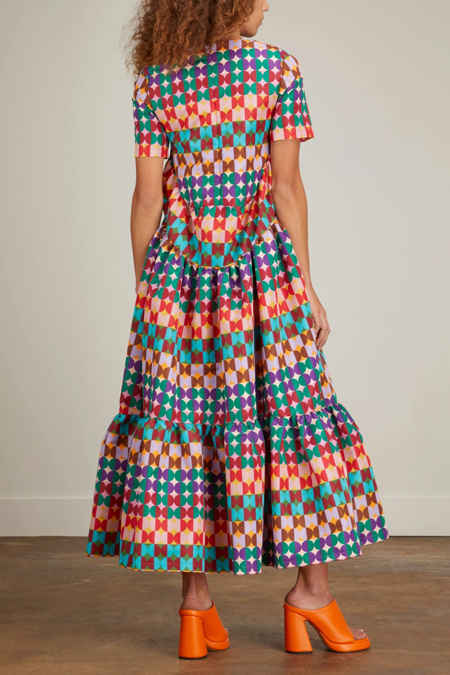 Belle Dress In Mezzaluna Rainbow - Image 4