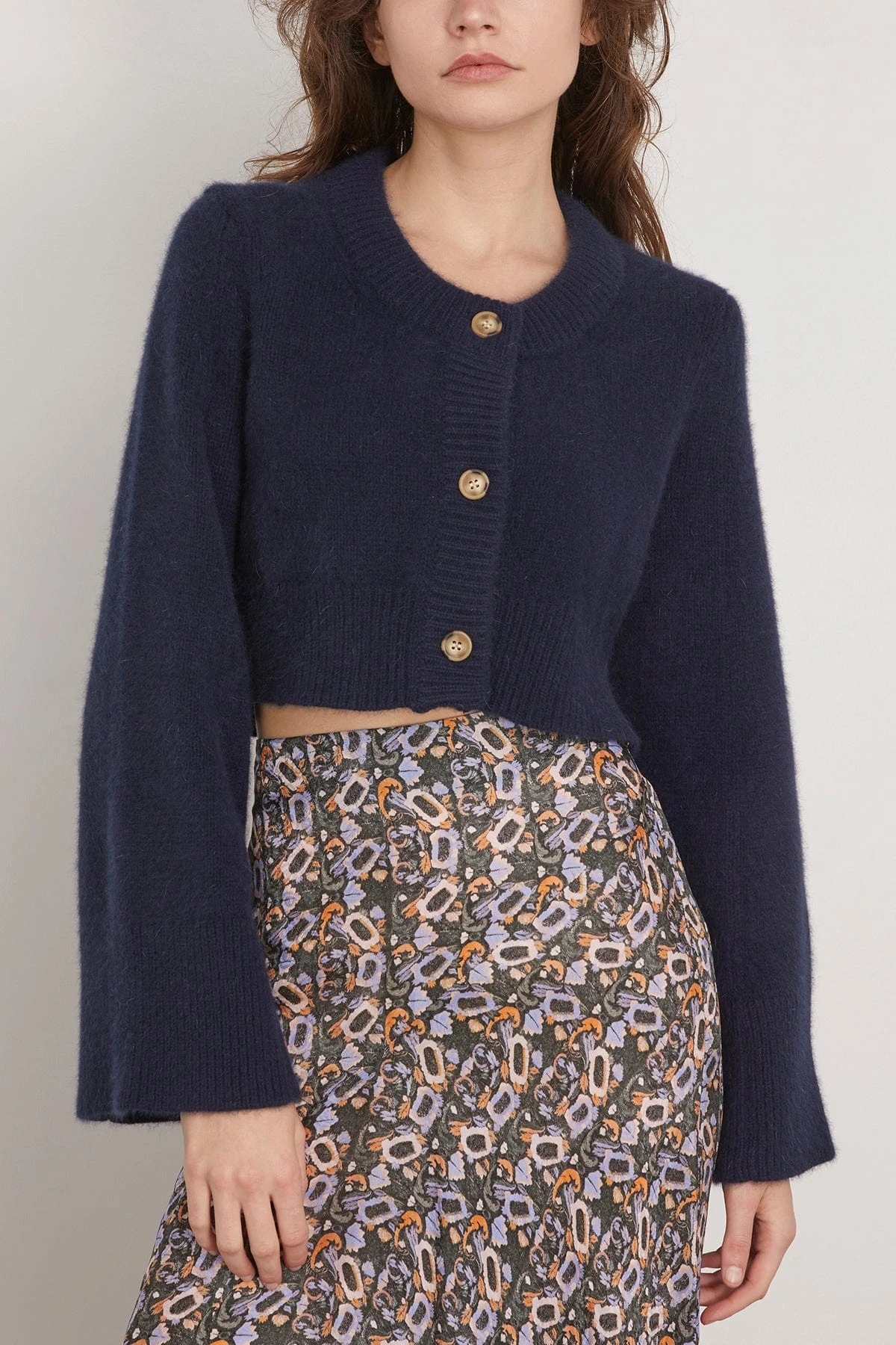 Tima Cardigan In Navy - Image 3