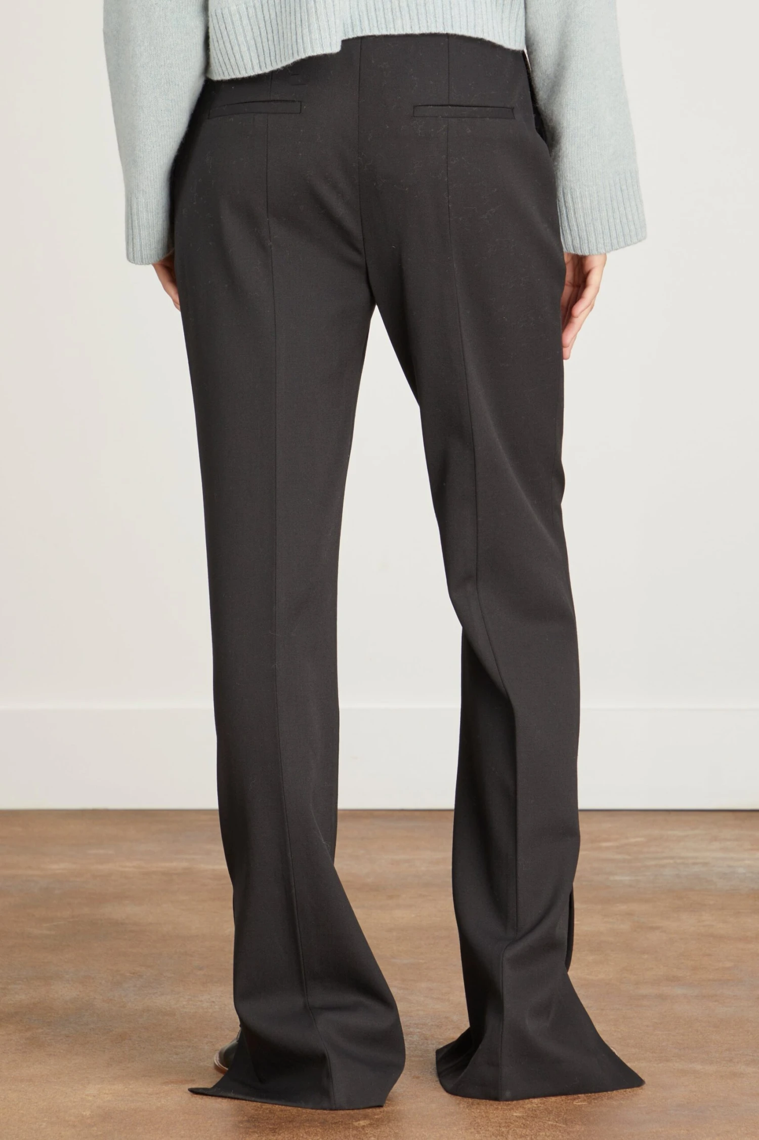 Baltrum Straight Pants In Black - Image 4