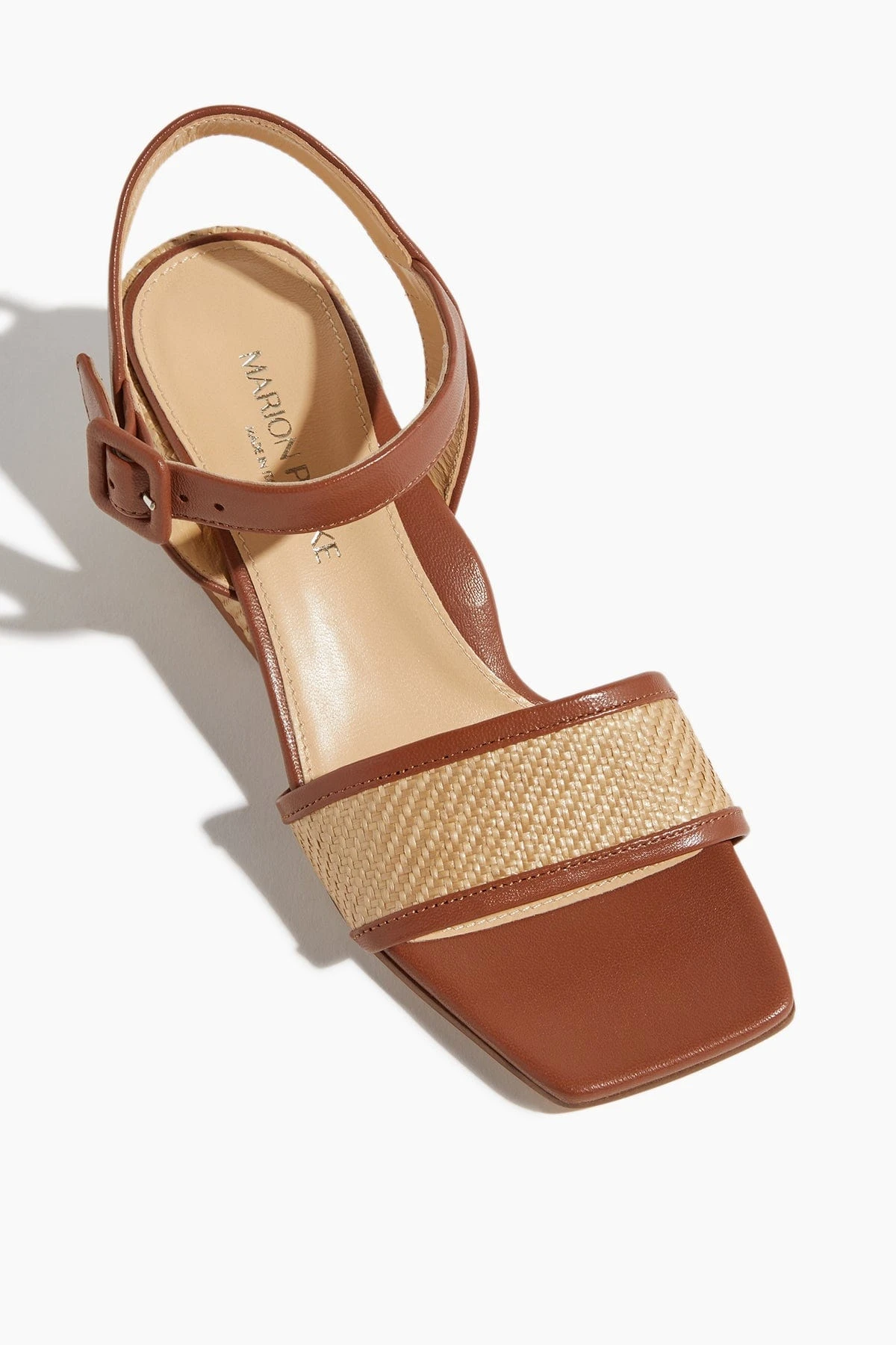 Imogen 50 Block Heel In Tan - Image 4