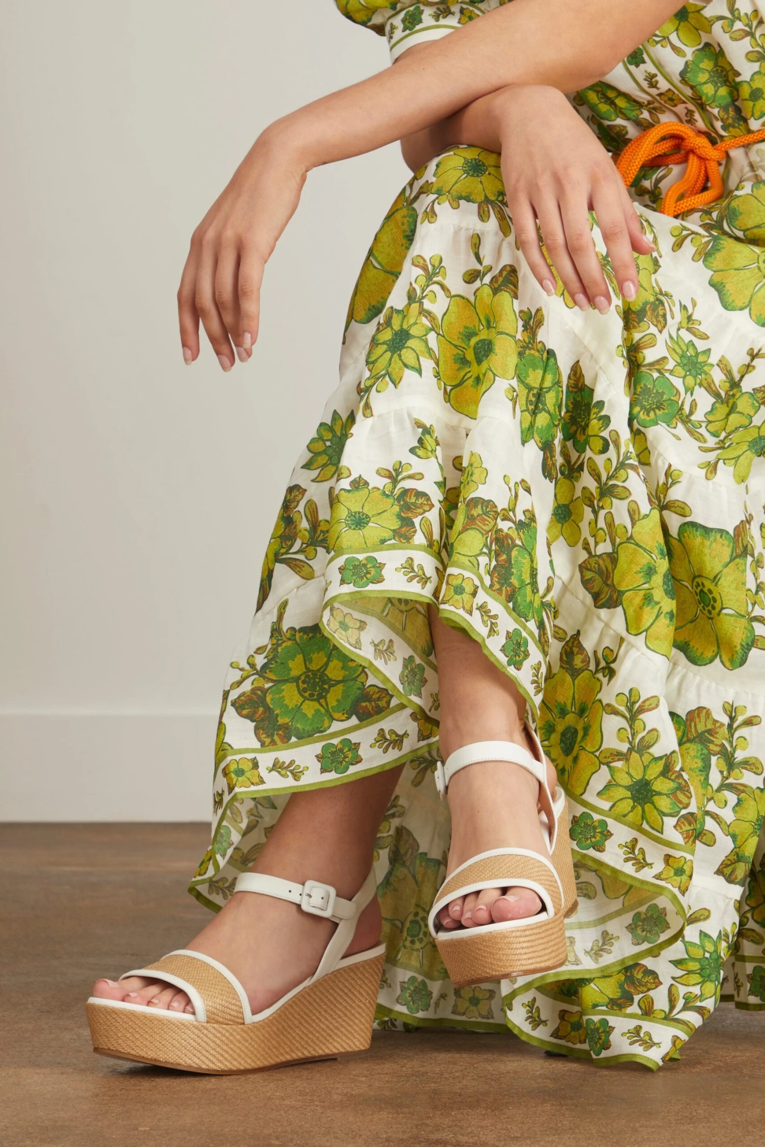 Imogen Wedge In Ivory/Natural - Image 2