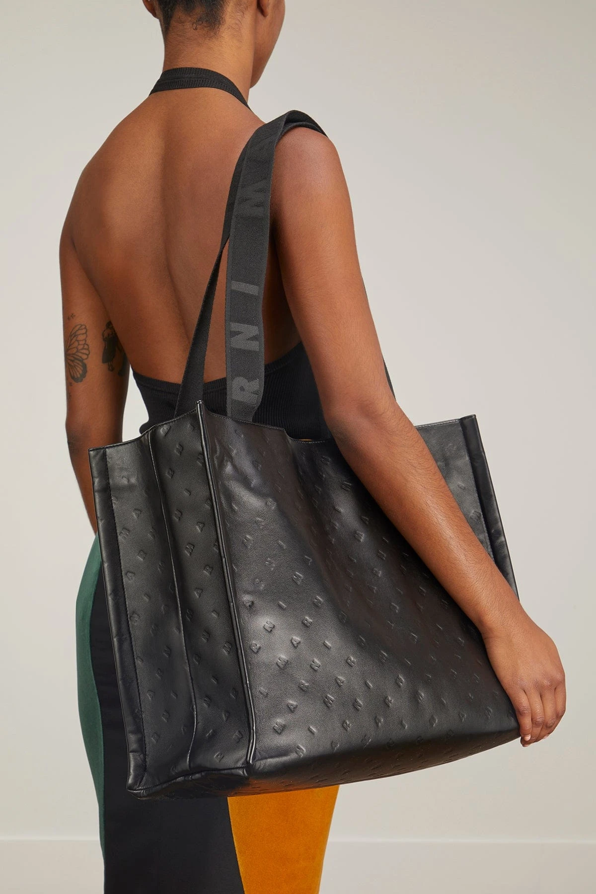 Marni Bey Tote In Black - Image 3