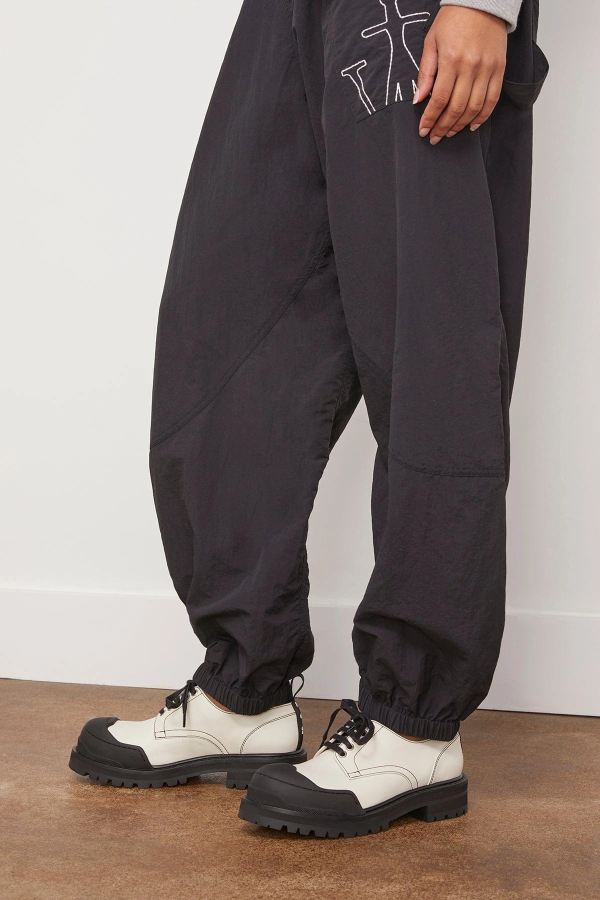 Marni Dada Derby In Black/White - Image 2