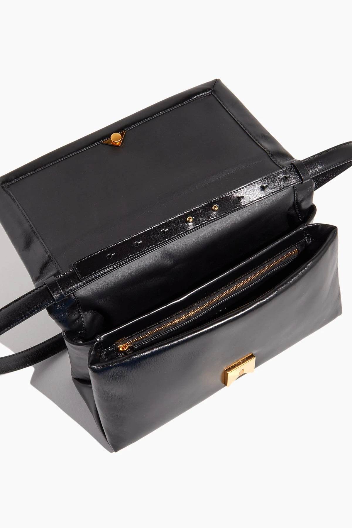 Marni Prisma Top Handle EW Bag In Black - Image 5