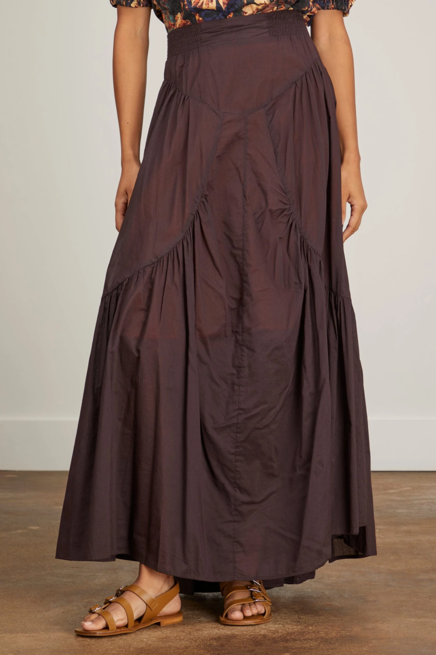 Deia Skirt In Brown - Image 3
