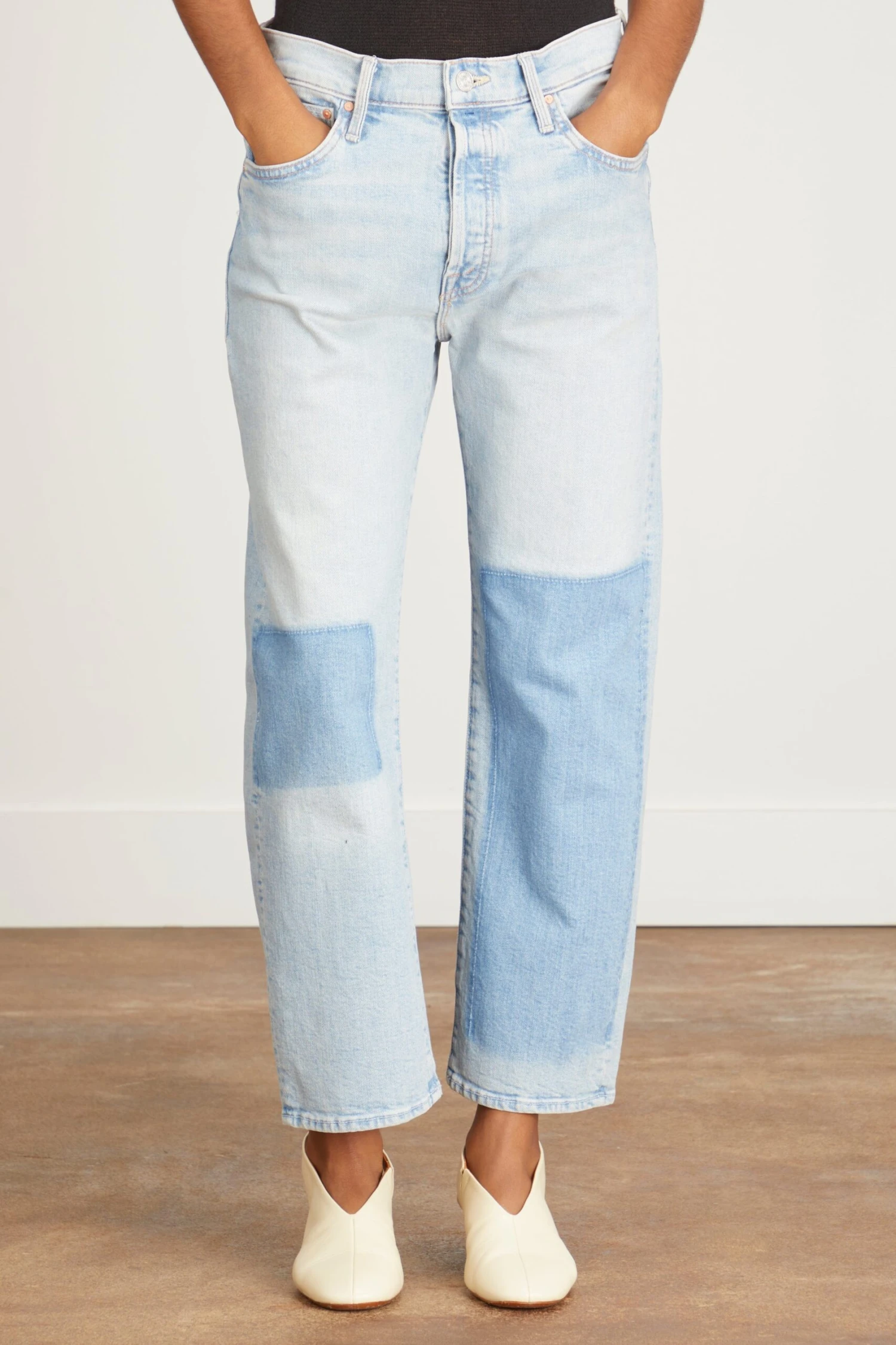 MOTHER The Ditcher Crop Jean In Pre-Party - Image 3