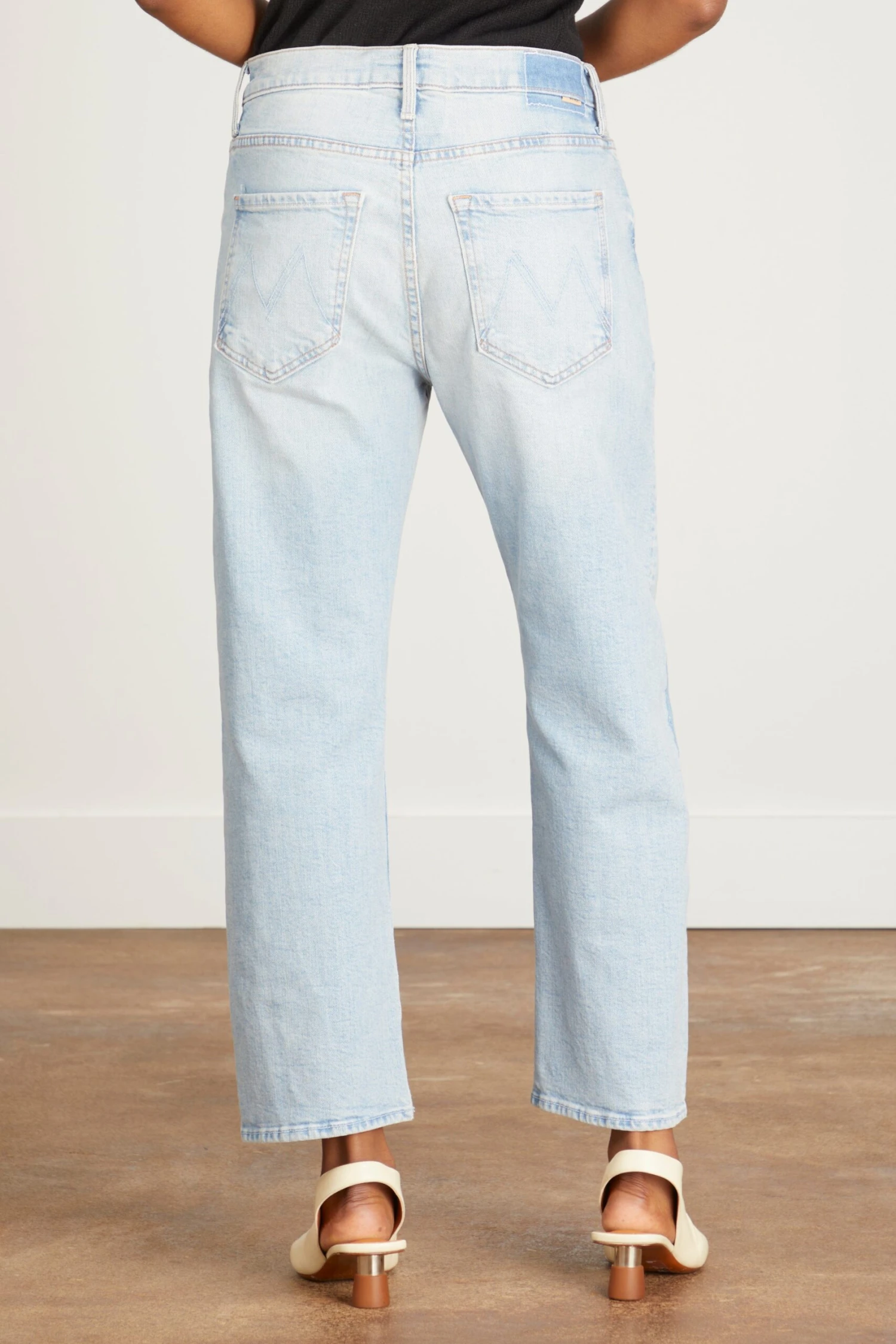 MOTHER The Ditcher Crop Jean In Pre-Party - Image 4