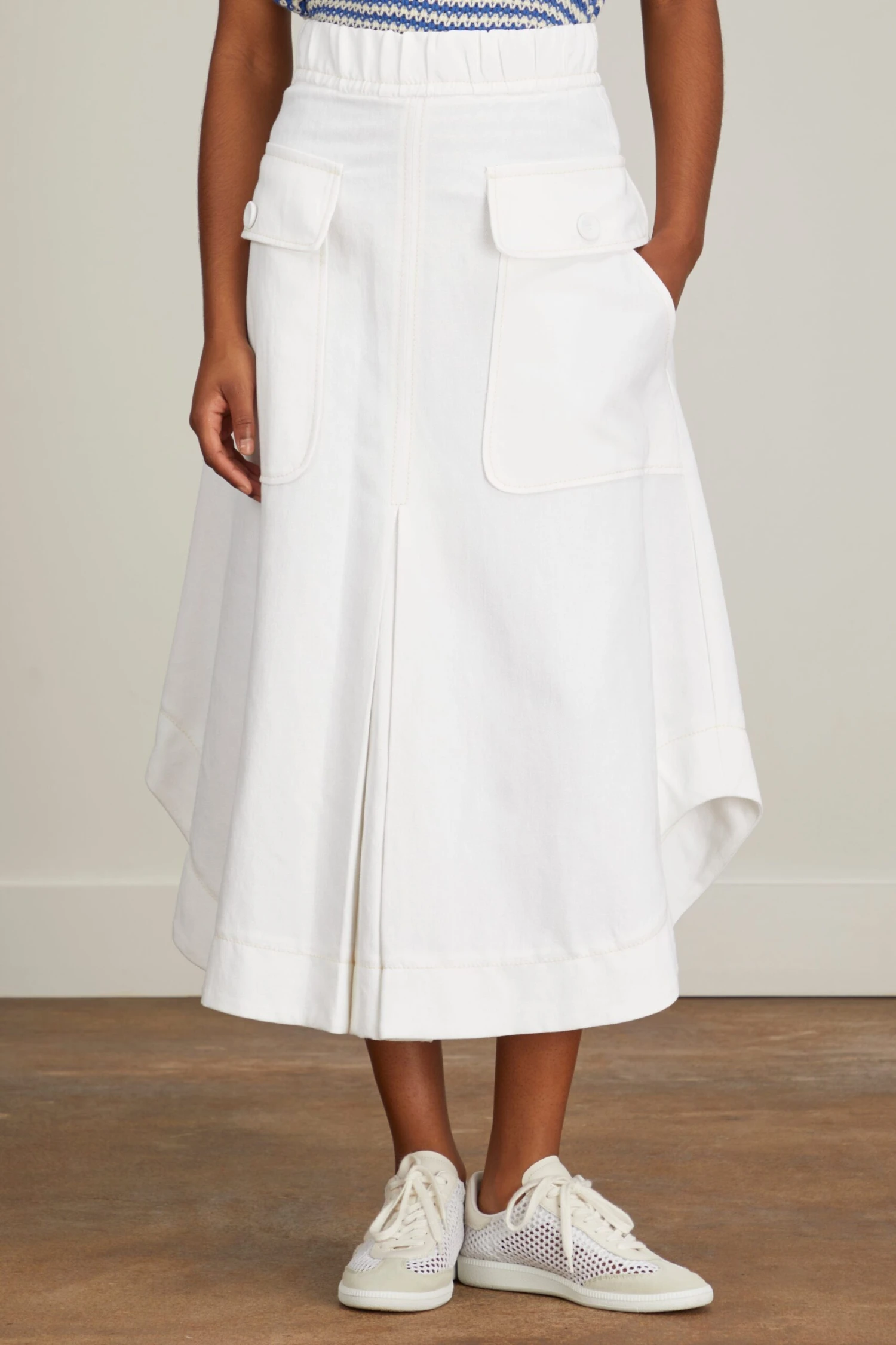 Skirt In Chalk - Image 3