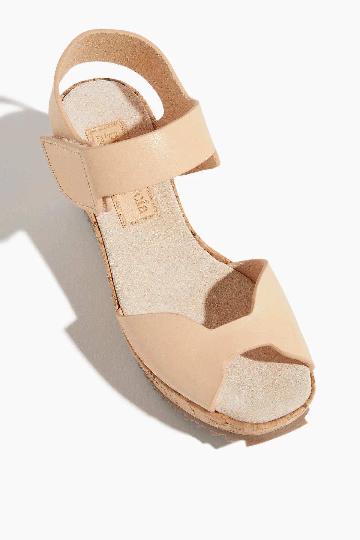 Fama Wedge Sandal In Birch - Image 4