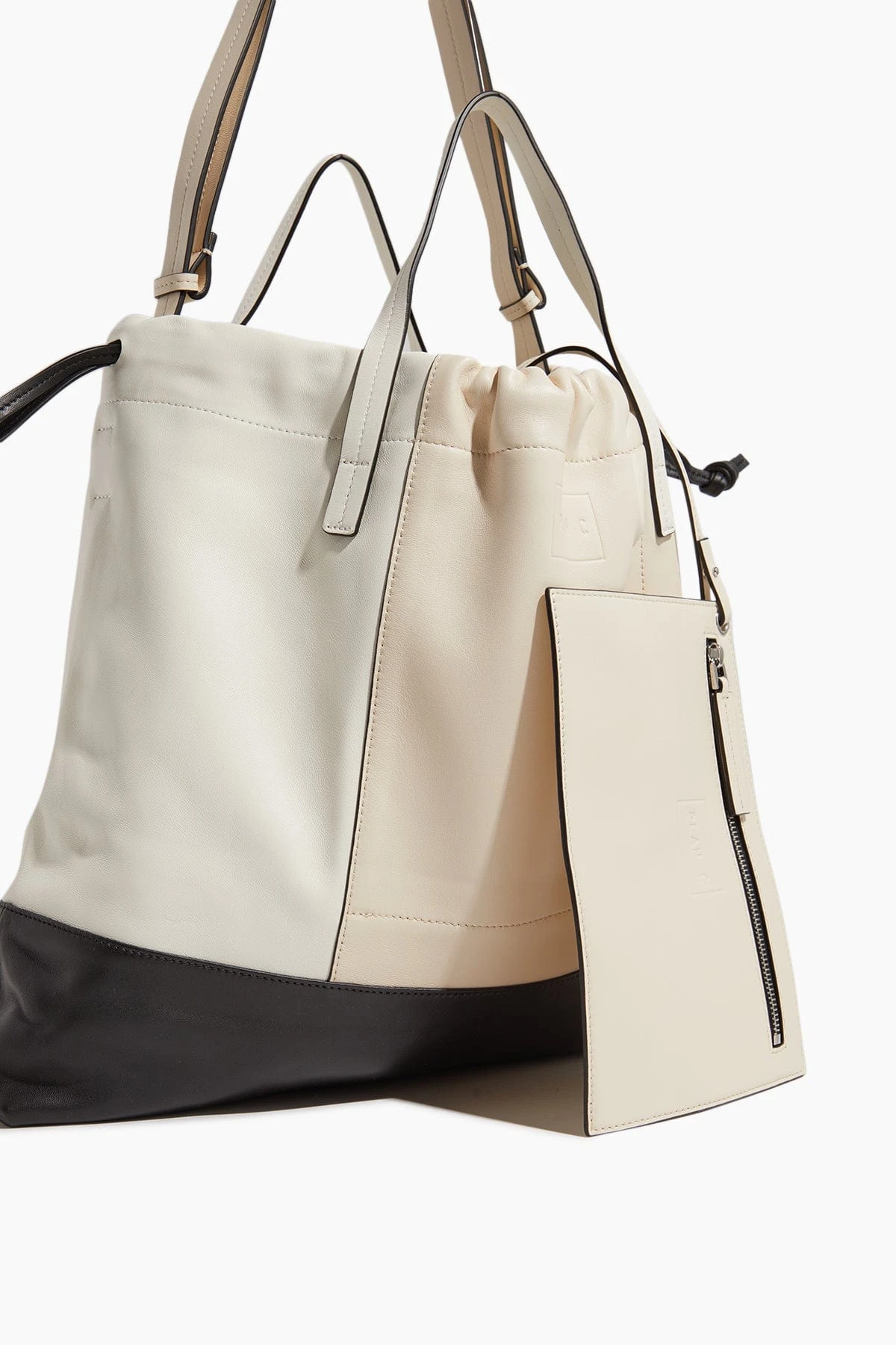 Coulisse Shopper Bag In White Butter - Image 5