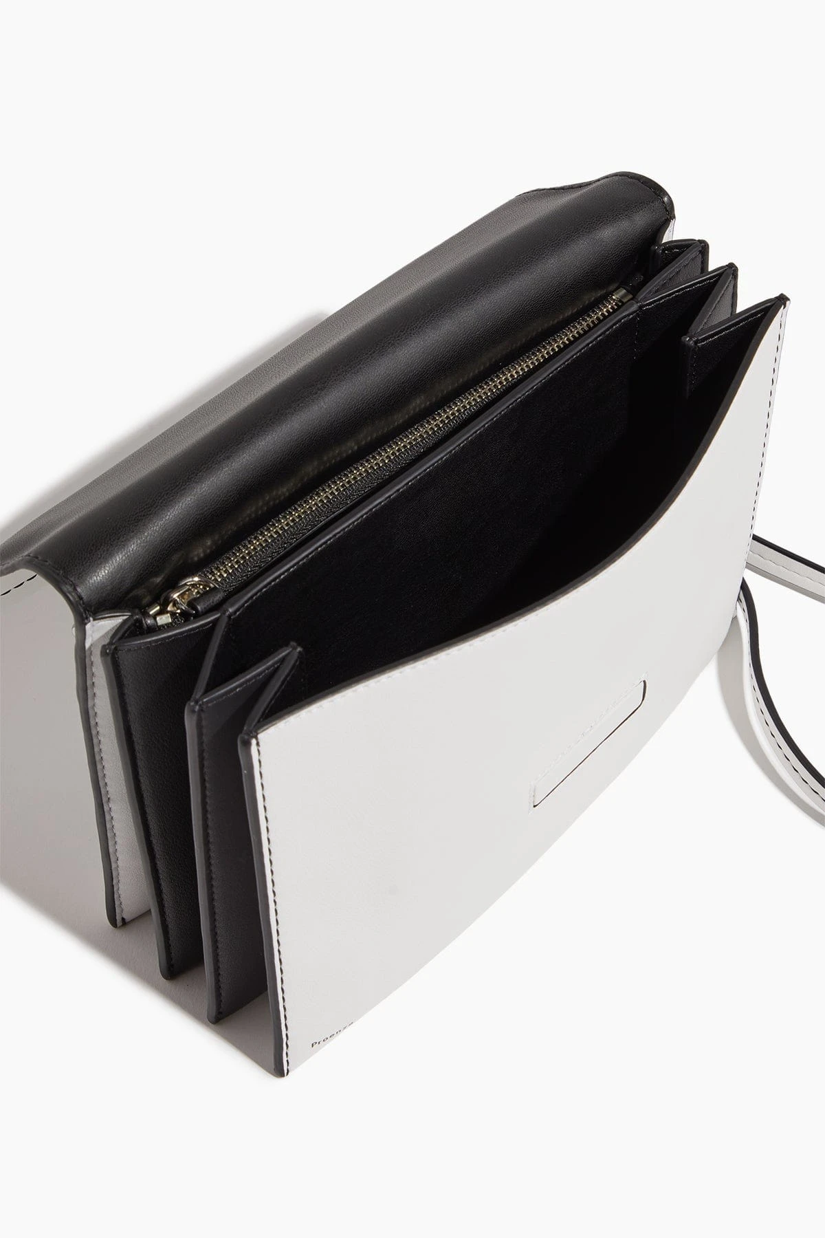 Small Accordion Flap Bag In Optic White - Image 4