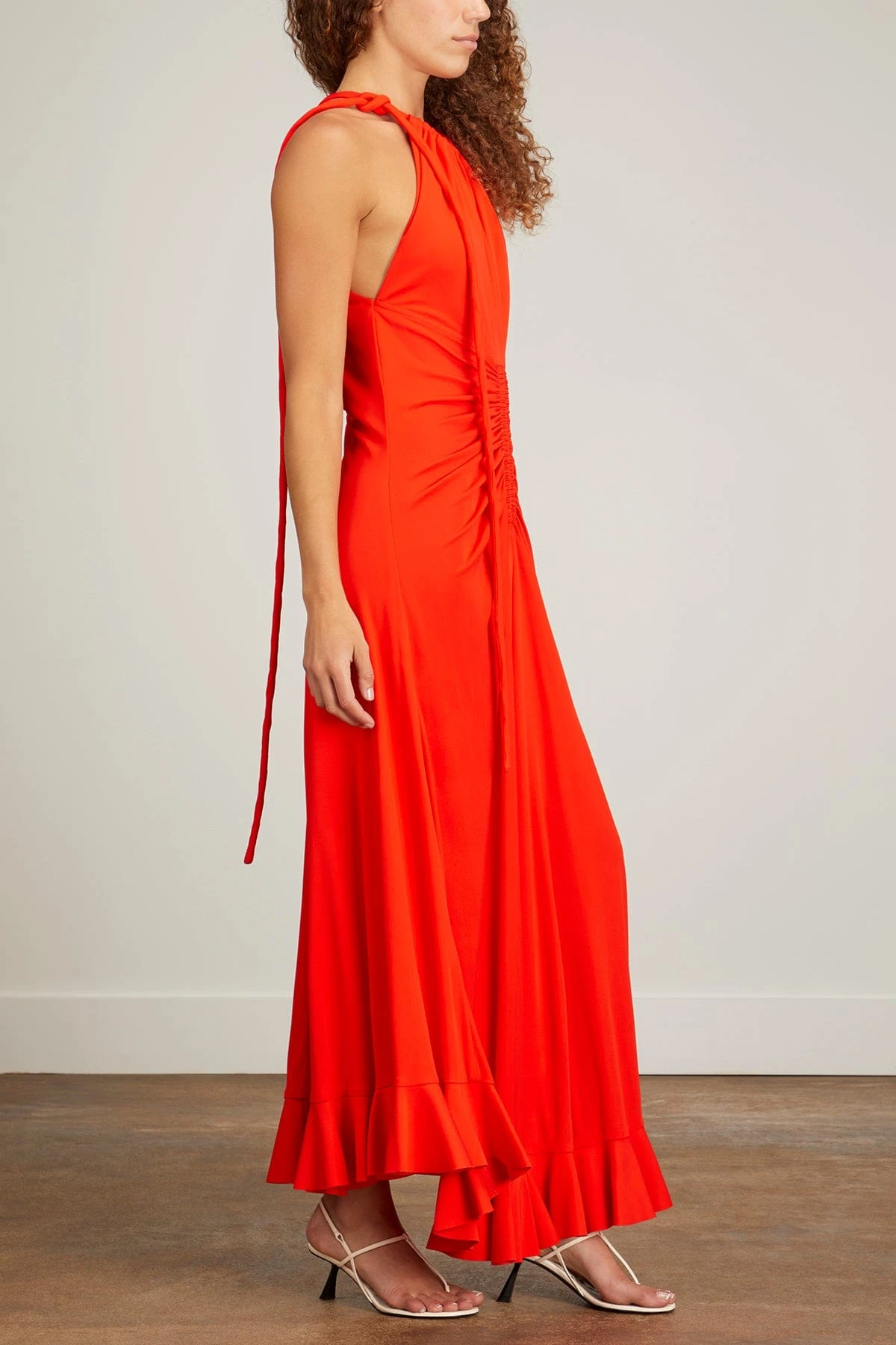 PROENZA SCHOULER Crepe Jersey Dress In Poppy - Image 3