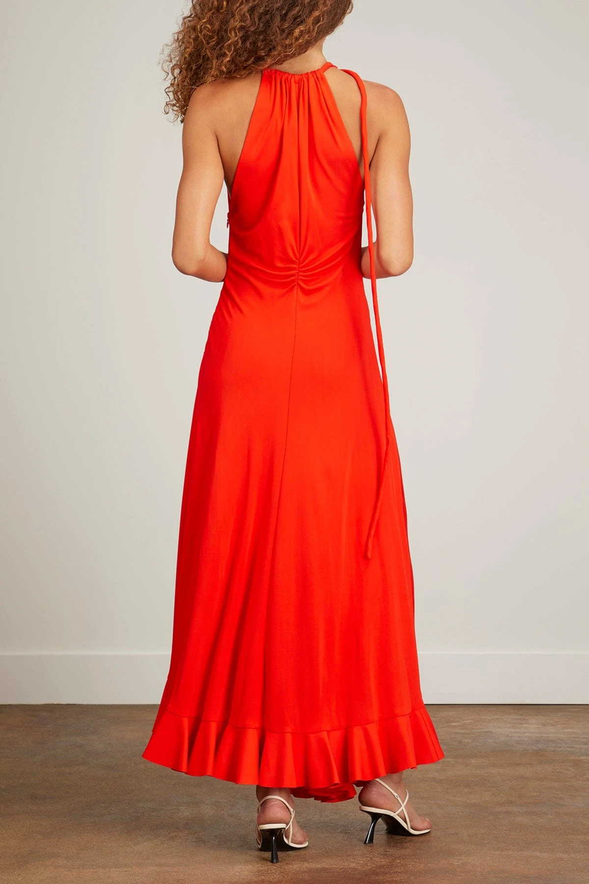 PROENZA SCHOULER Crepe Jersey Dress In Poppy - Image 4