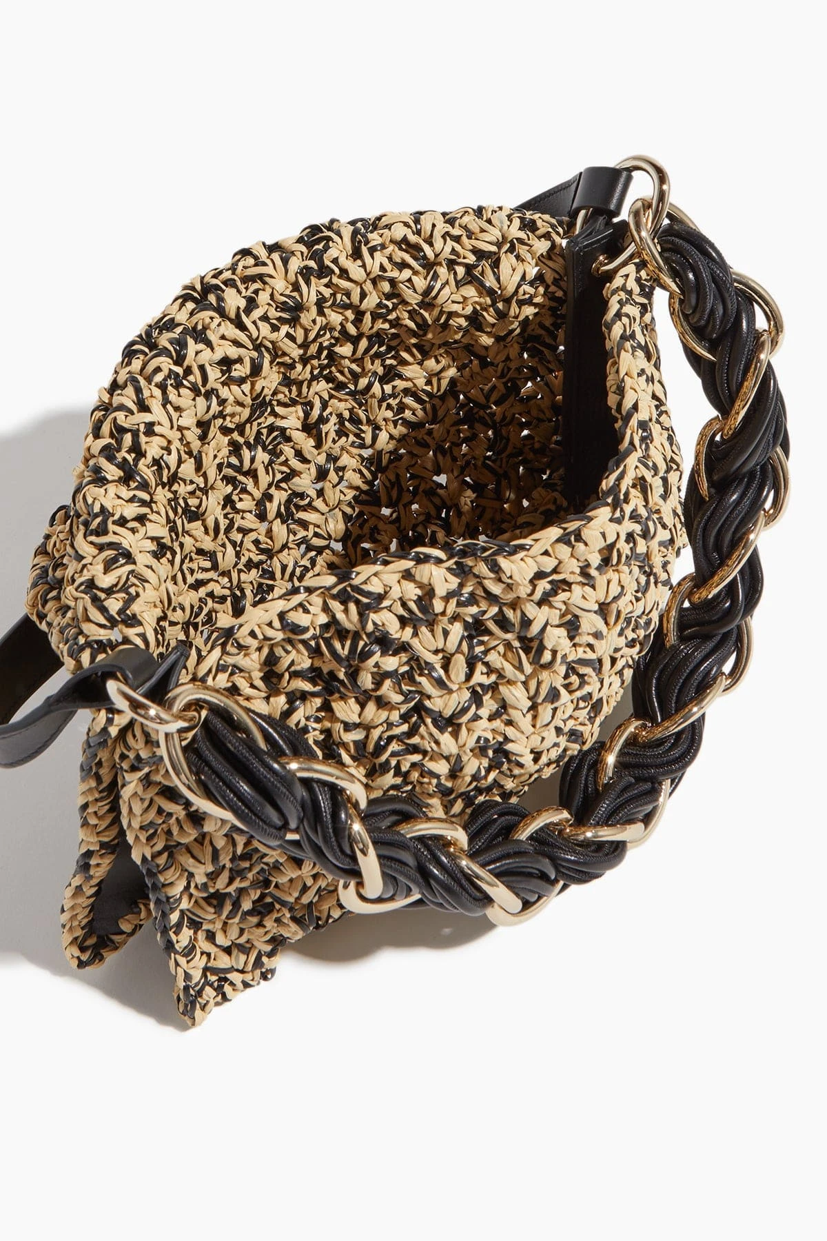 PROENZA SCHOULER Crochet Braid Bag In Black/Natural - Image 4